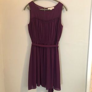 Plum, flowy LOFT Dress